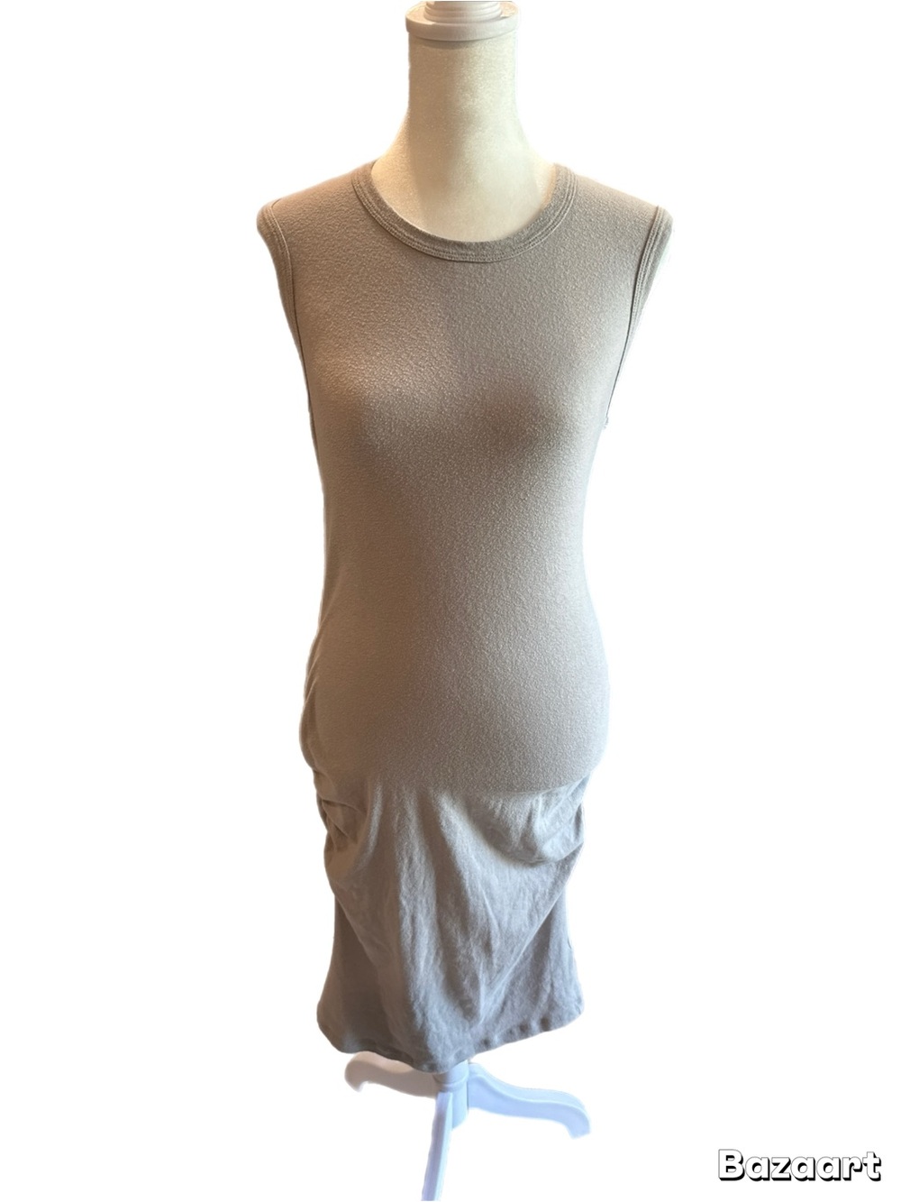 James Perse Sleeveless Midi Dress - Taupe